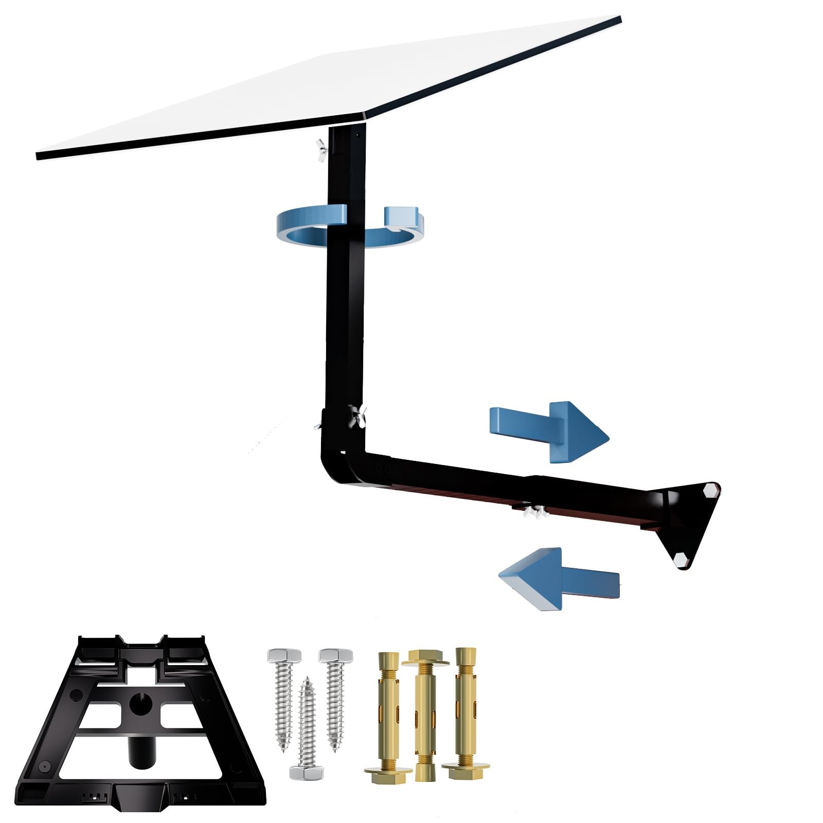 Starlink Gen 3 Mount for Long Eaves,Adjustable Length(Up to 26 Inches),Heavy-...