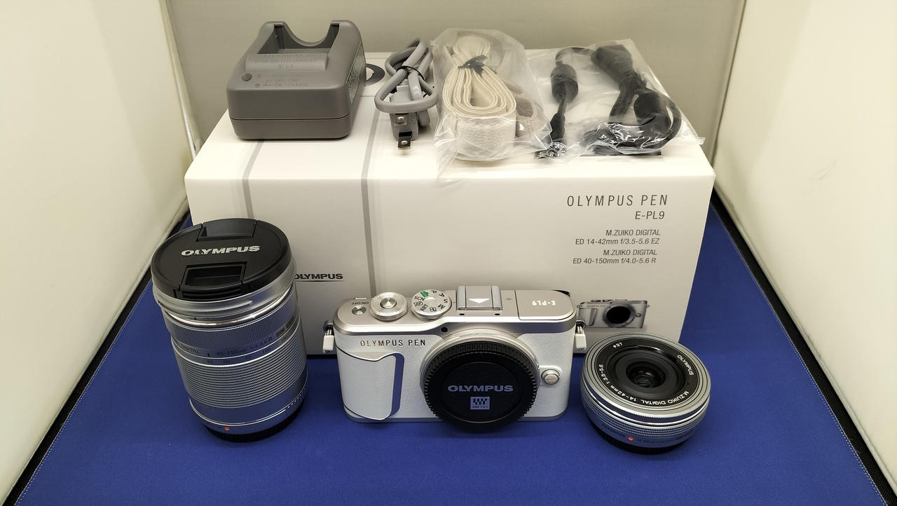 Olympus E-PL9 Mirrorless Camera Kit 16.05MP + ED 14-42mm + ED 40-150 Used From J