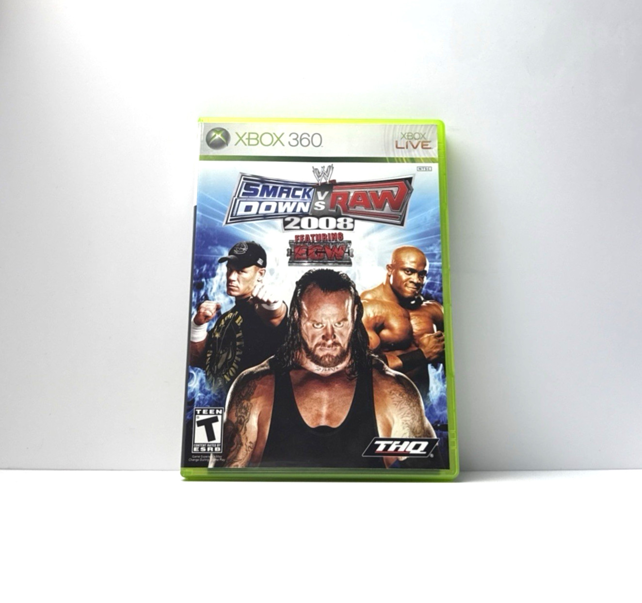 WWE SmackDown vs. Raw 2008 Microsoft Xbox 360 CIB Complete Refurbished & Tested