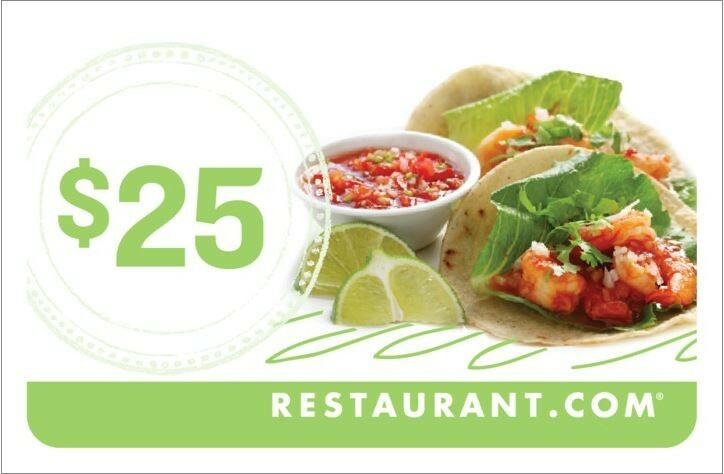 Restaurant.com Gift Card $25