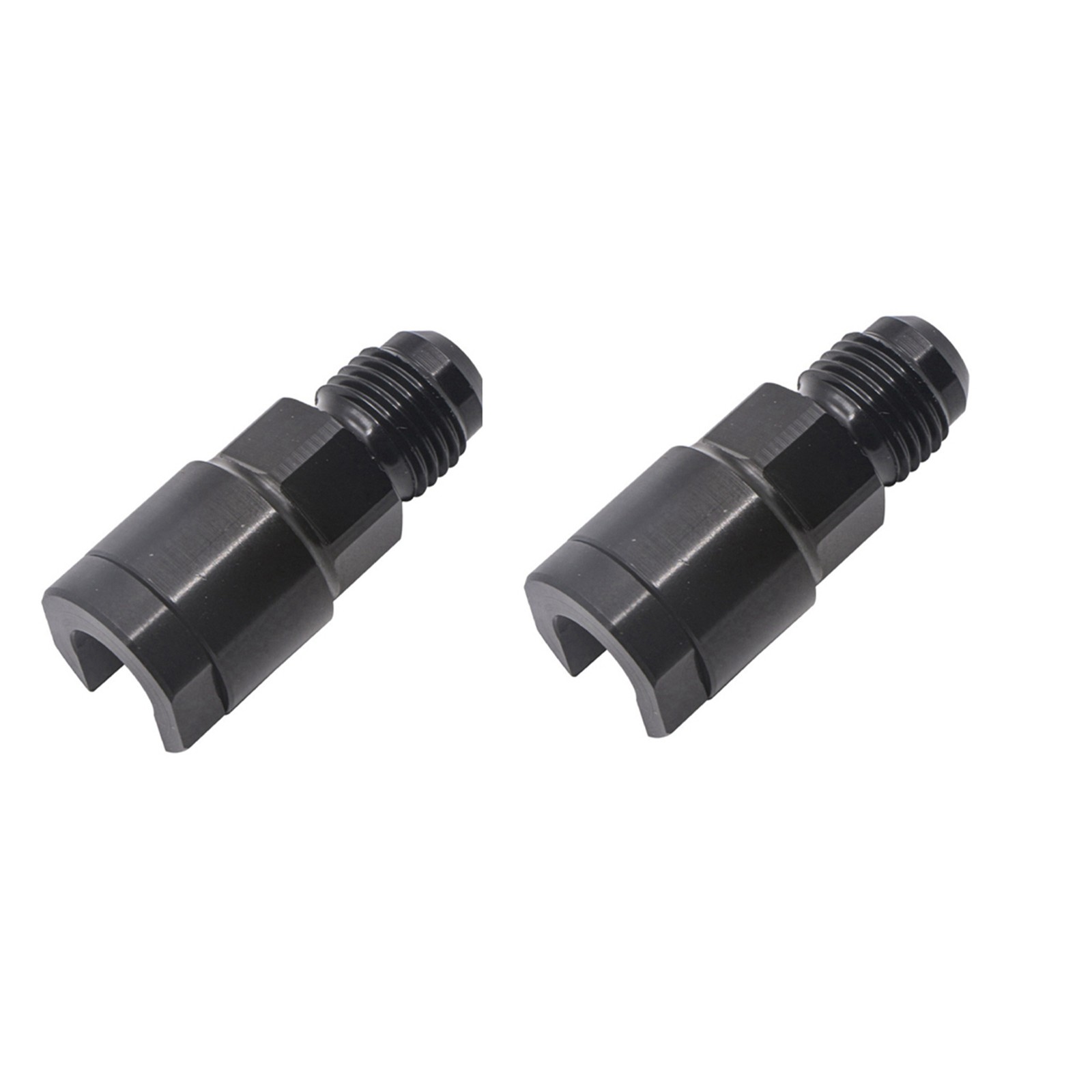 2X 6AN to 3/8  Disconnect Female EFI Adapter Fitting Aluminum AN6 Male8999