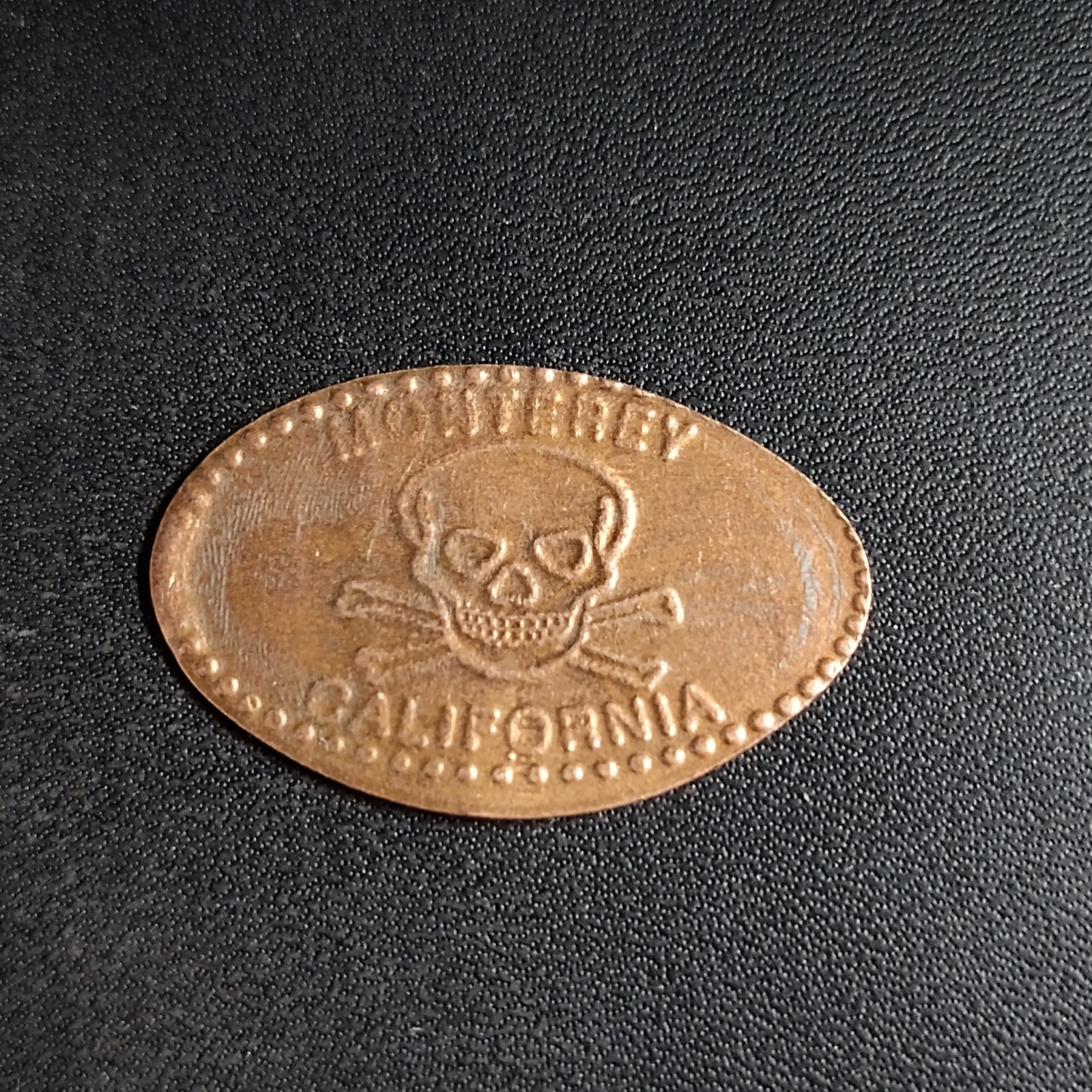 Jolly Roger Monterey California - Press Coin Elongated Penny Souvenir