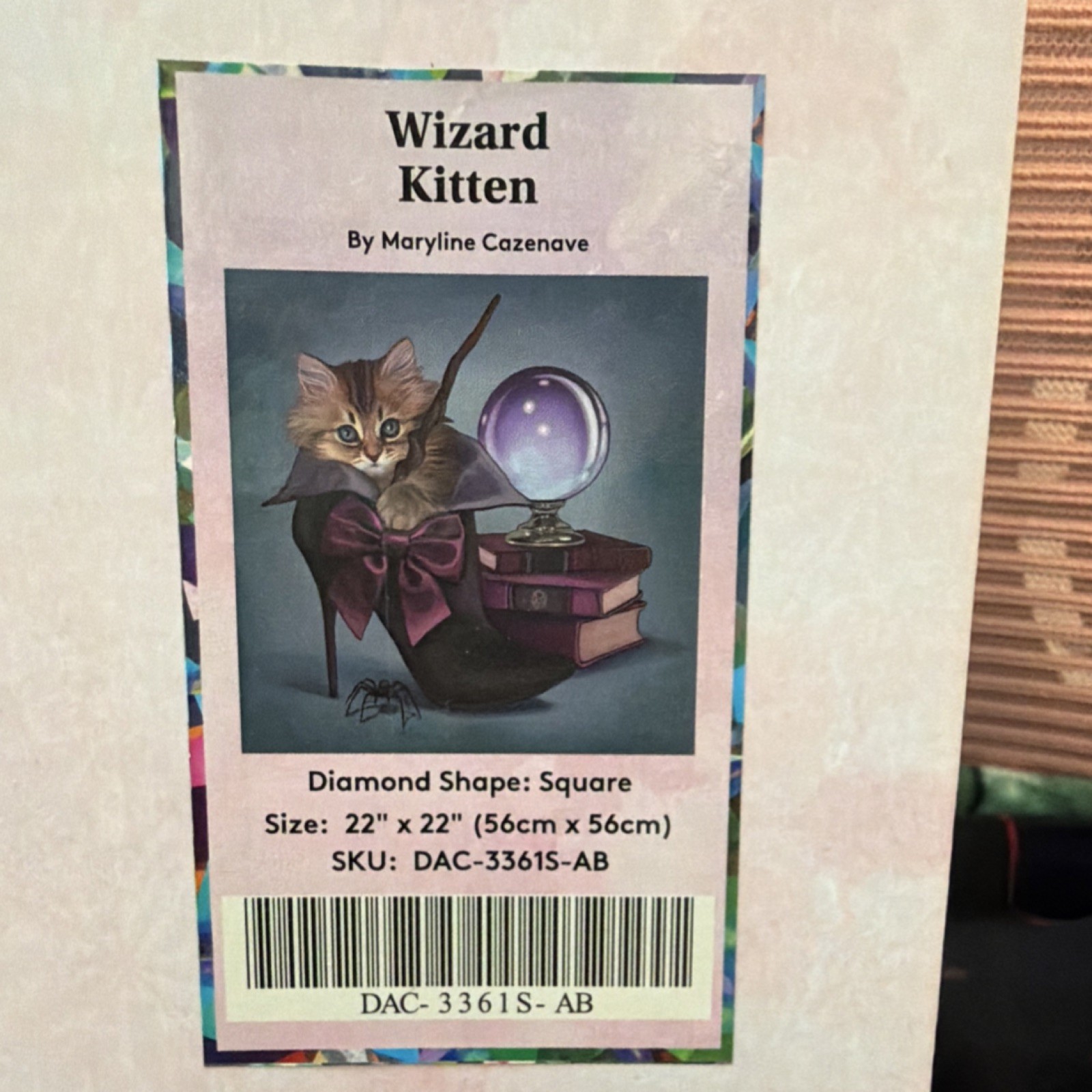 Wizard Kitten - New - Diamond Art Club - DISCONTINUED PRODUCT! 