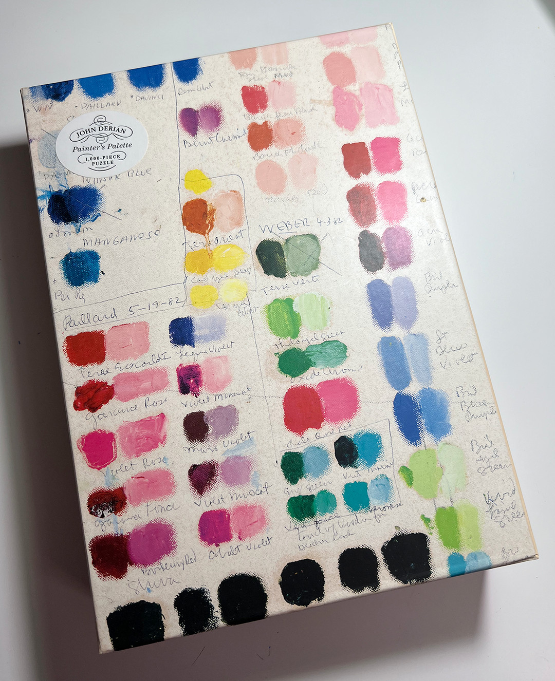 Pre-owned John Derian Jigsaw Puzzle 1000 Piece "Painter's Palette" In Orig. Box