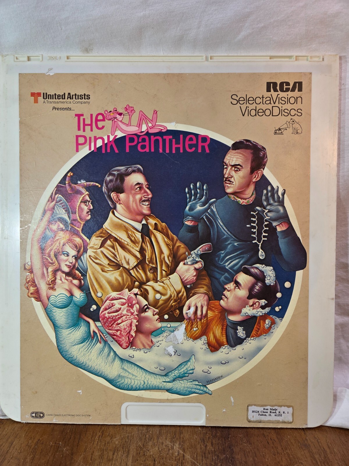 The Pink Panther RCA SelectaVision VideoDisc CED Movie 1981 Peter Sellers