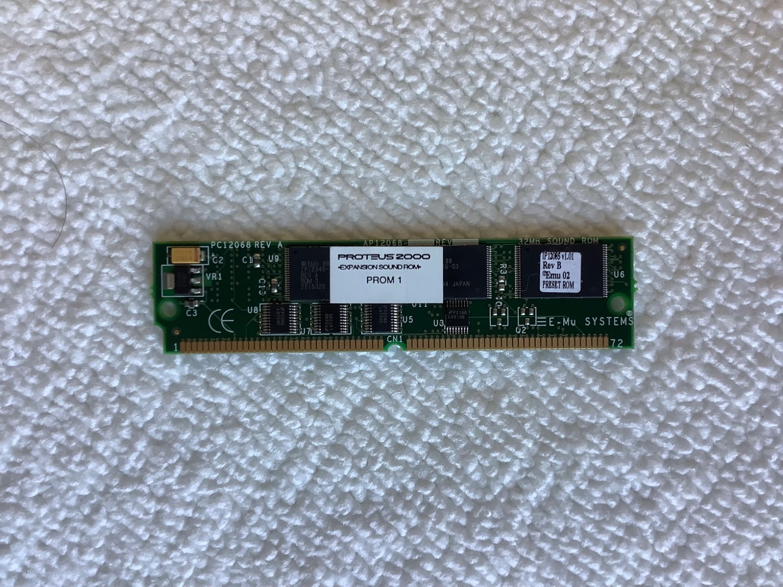 EMU 32MB POP COLLECTION PROM1 FROM E-MU PROTEUS 2000 PK-6 KEYS COMPOSER SET