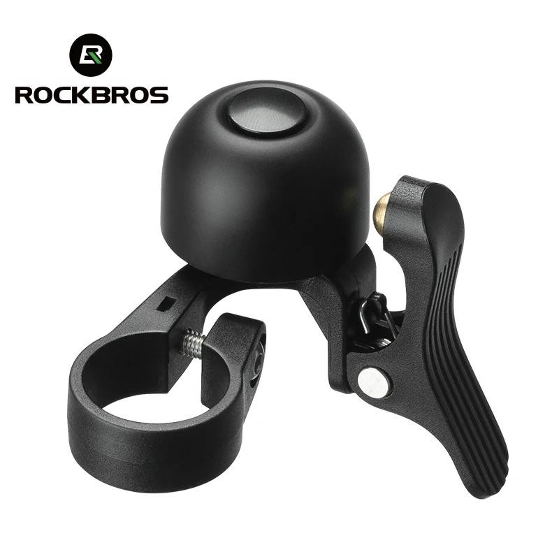 Rockbros Bike Bell Horn Handlebar Mtb Road Cycling Call Alloy Ring Crisp Sound W