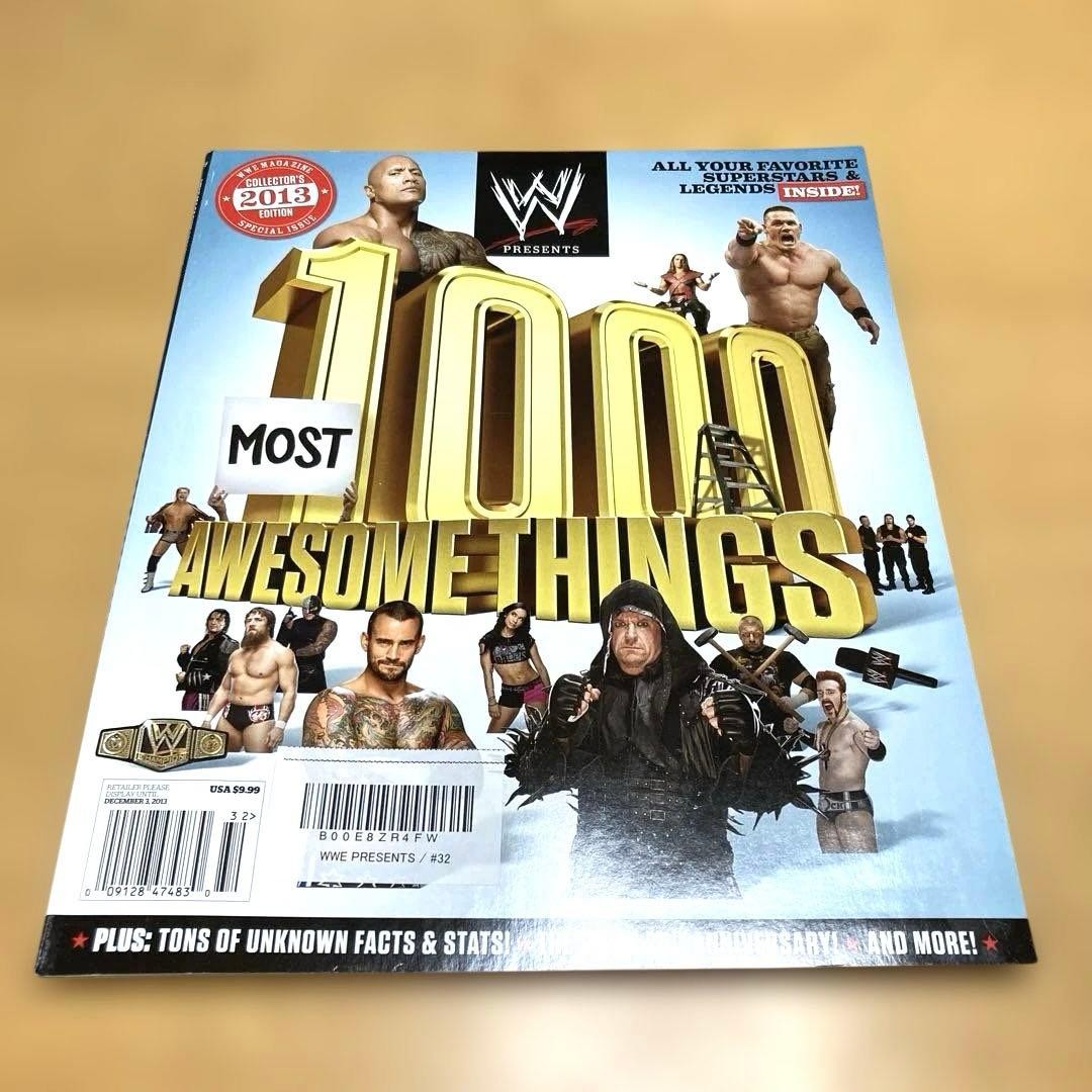 WWE Magazine 1000Most Awesome Things