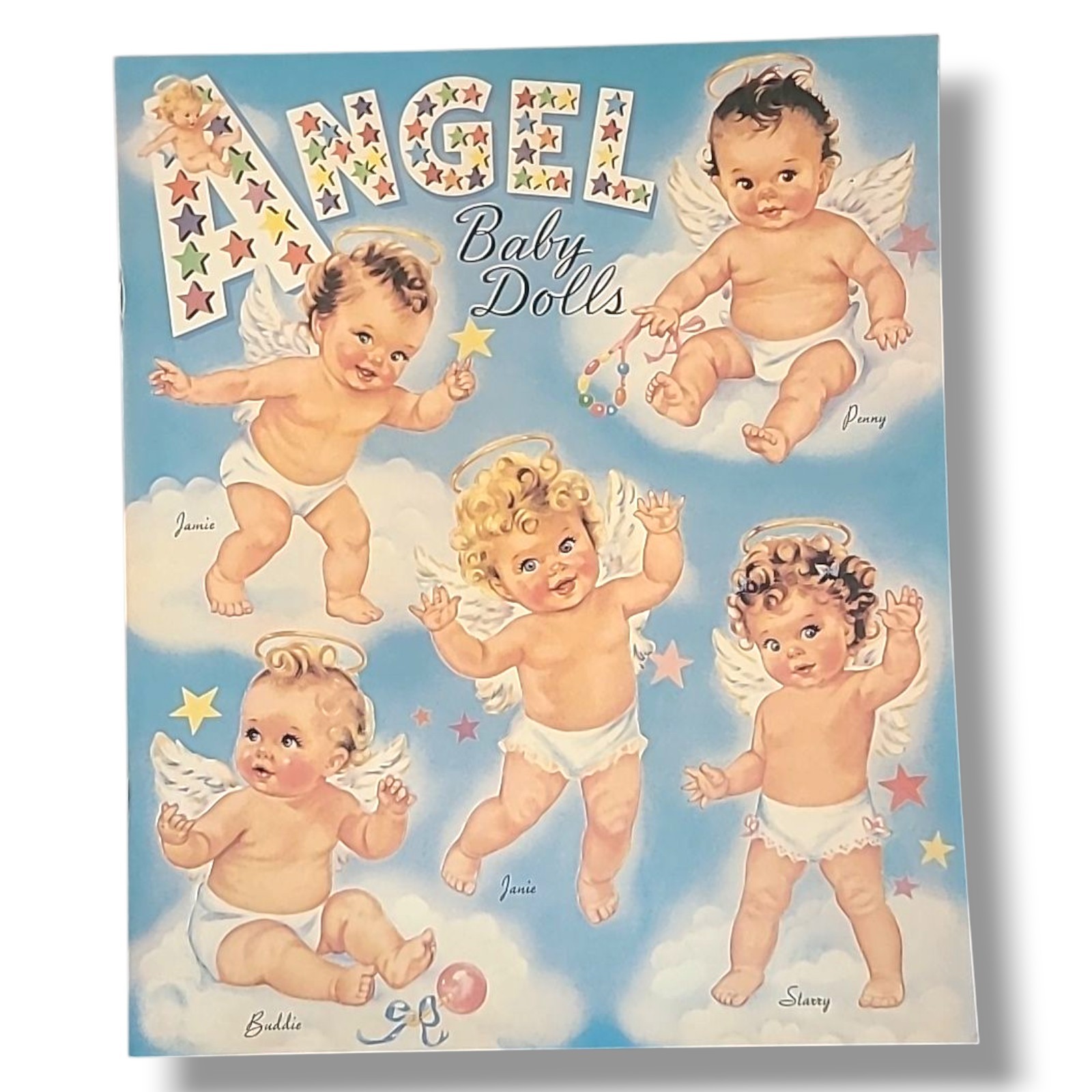 Angel Baby Dolls Paper Dolls 1997 B. Shackman No. 7594 Uncut Vintage Cherub
