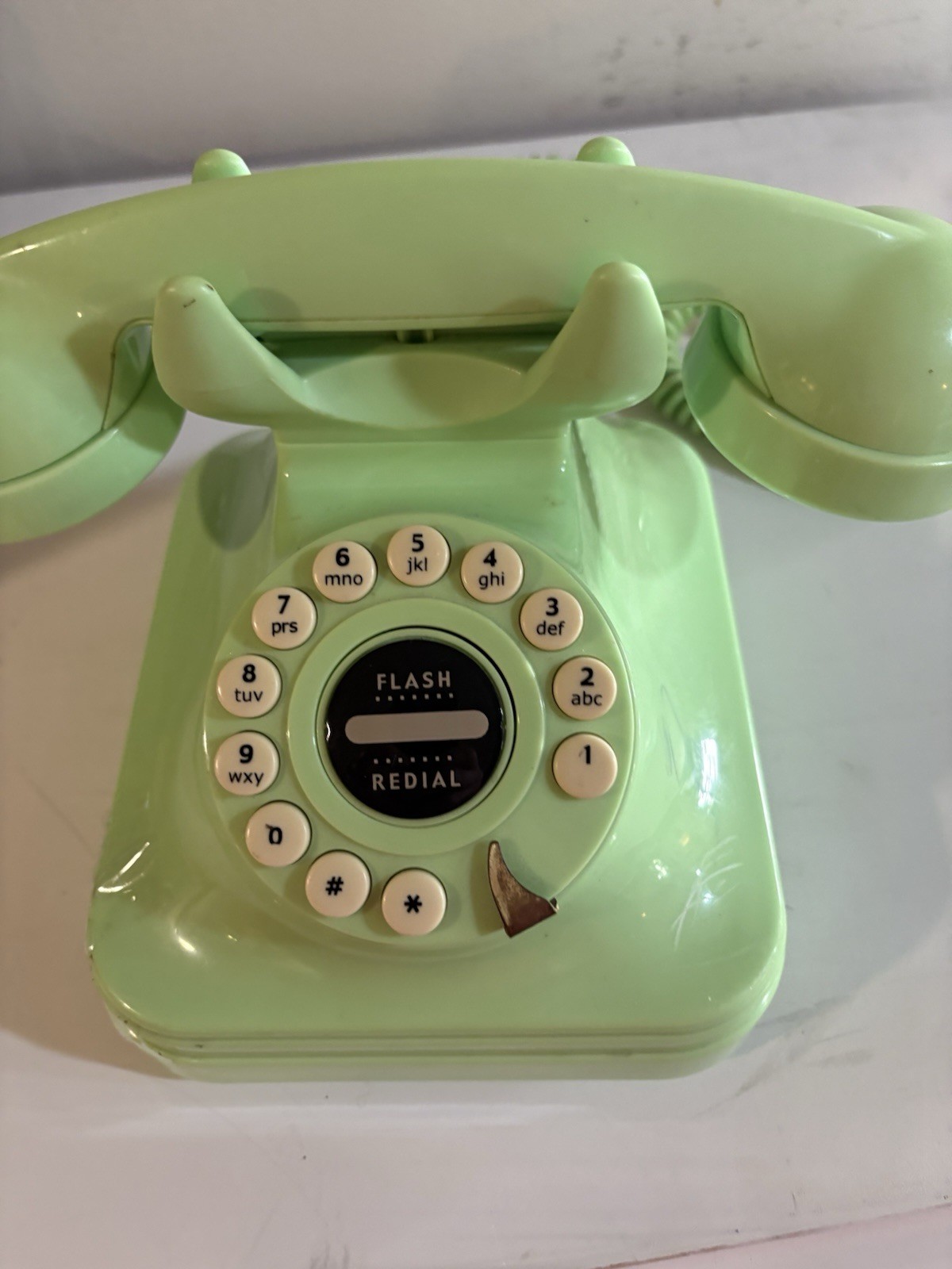 Retro Style Phone Mint Green Rotary Pottery Barn