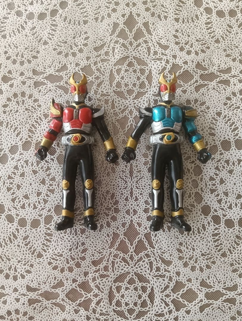Candy Toy Kamen Rider Agito Flame Form Storm 2-Piece Set