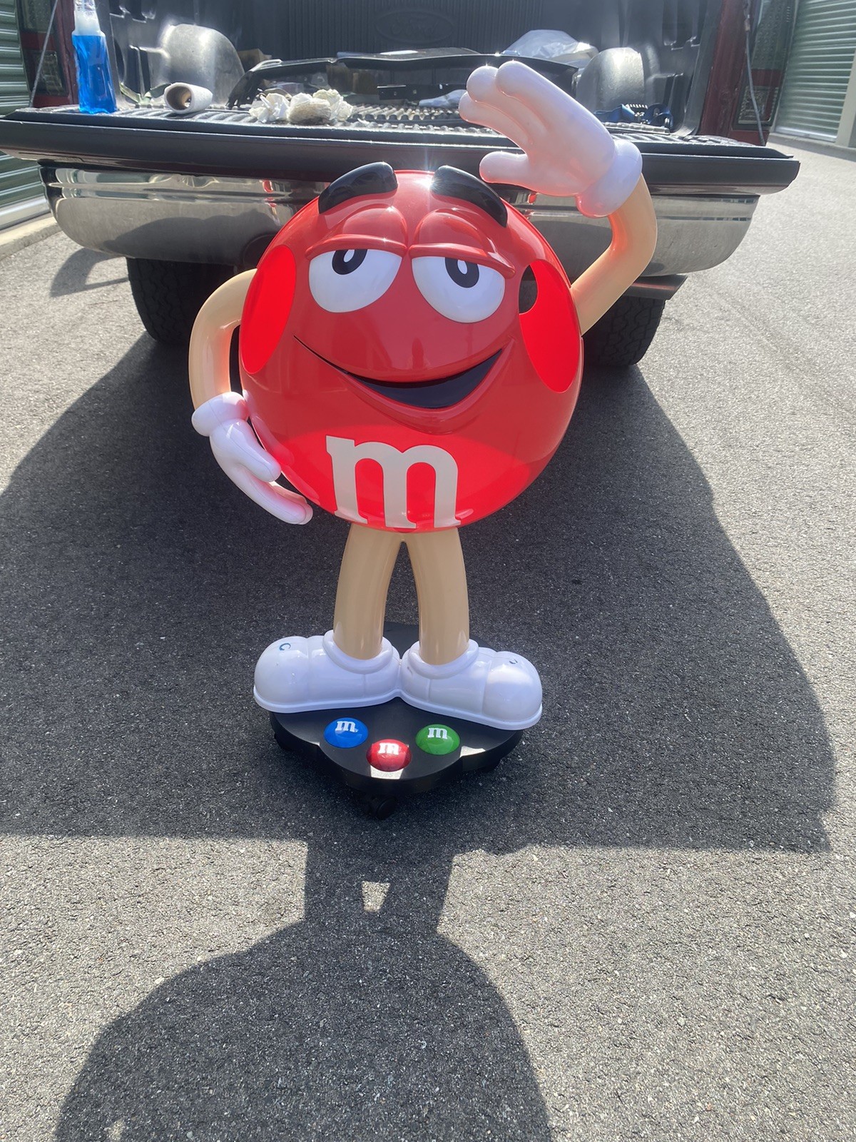 M&M Candy 41” Display On Wheels