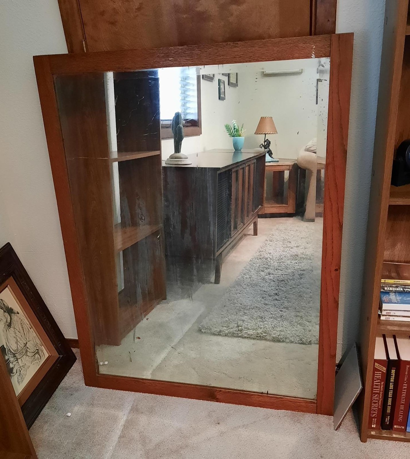 Large Vintage Wall Mirror