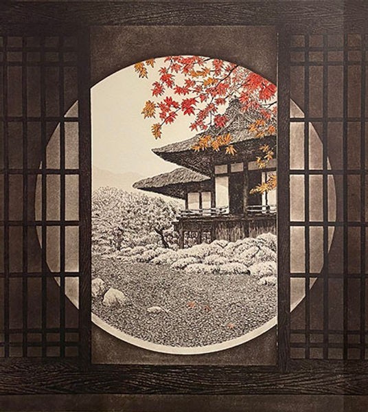 Hiroto Norikane "Shoji-14 Autumn 12" Copperplate Print Ed.150  From Japan