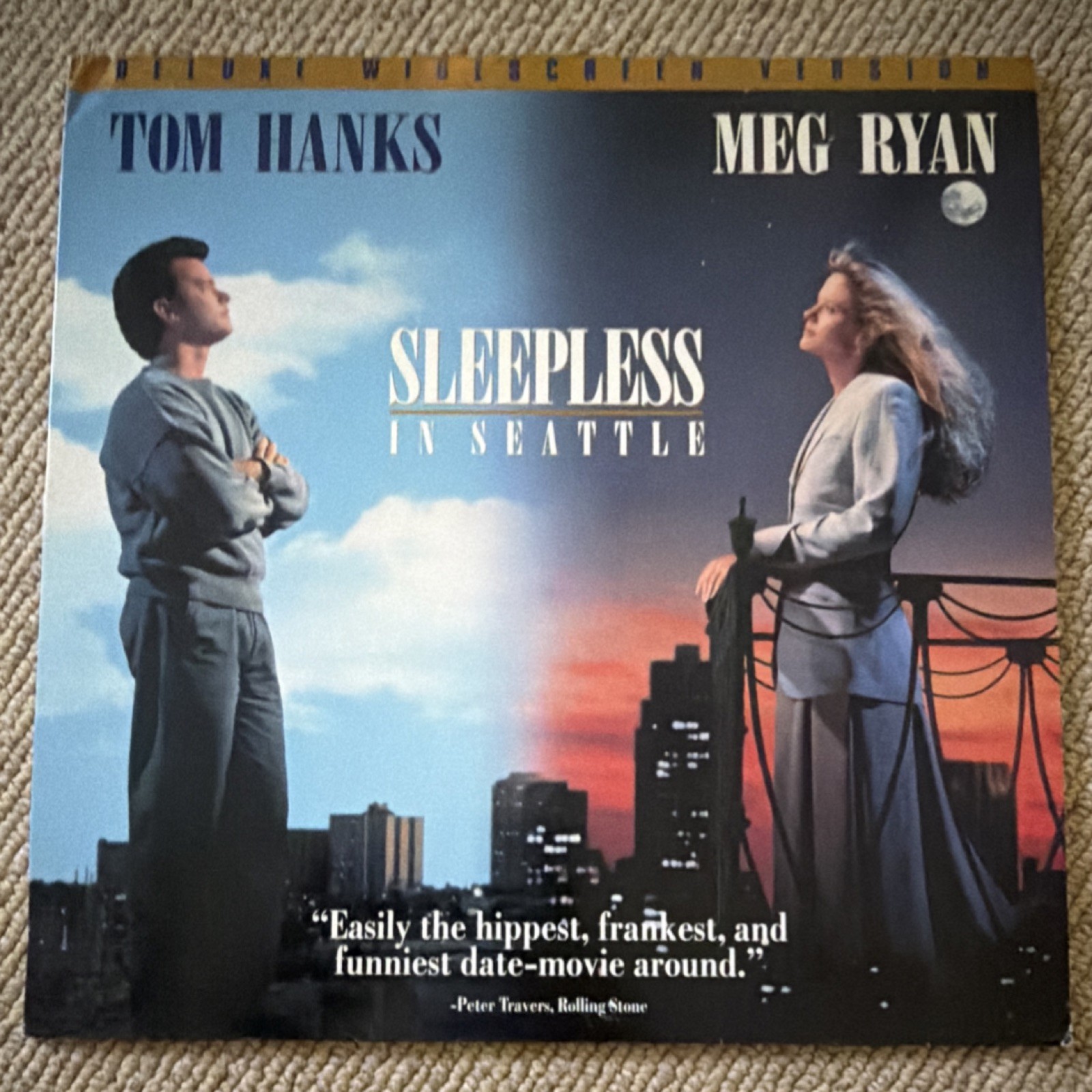 Sleepless in Seattle LaserDisc Deluxe Widescreen Tom Hanks Meg Ryan 1993