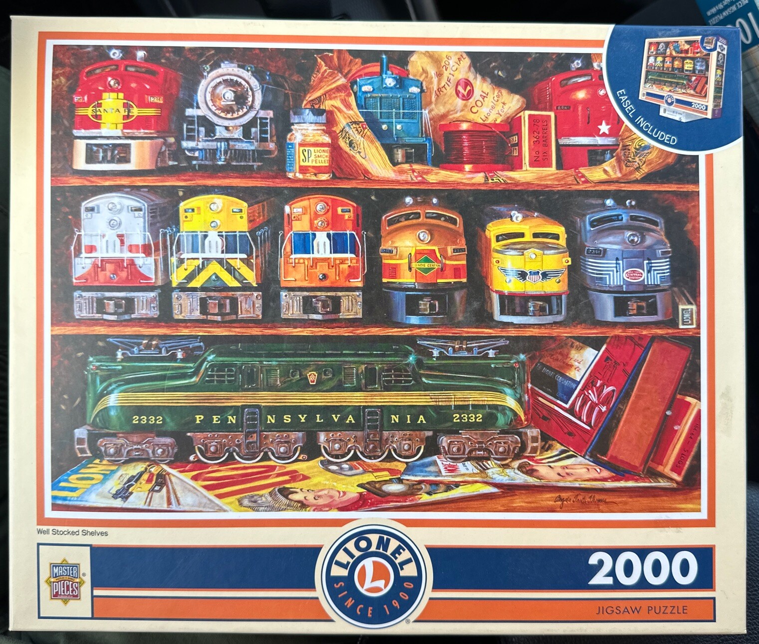 Jigsaw puzzle Lionel Model Trains Well Stocked Shelves 2000 Piece 27"x39"