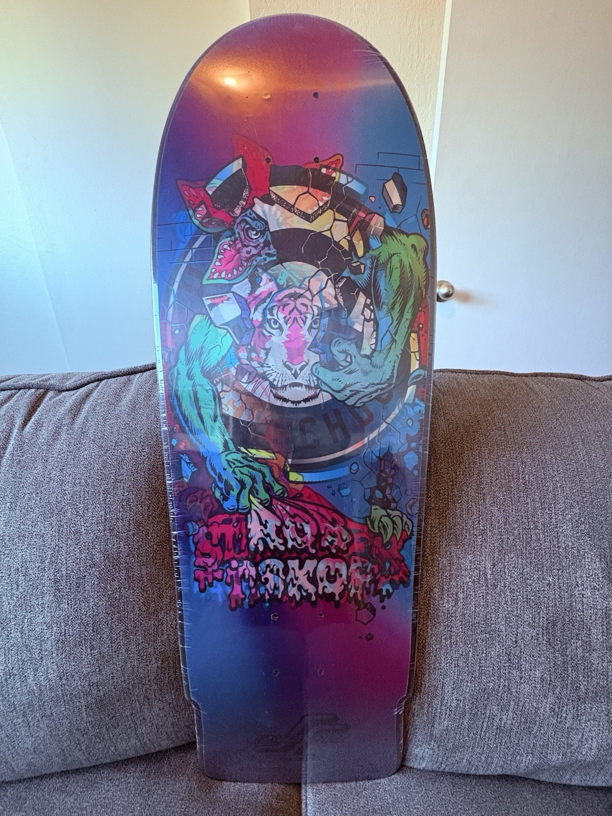 Santa Cruz 10.25 inch Stranger Things Roskopp Demogorgon Skateboard Deck