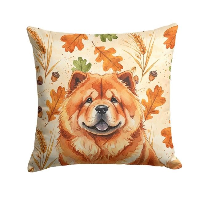 Carolines Treasures WDK7780PW1414 14 x 14 in. Red Chow-Chow Heirloom Fall Thr...