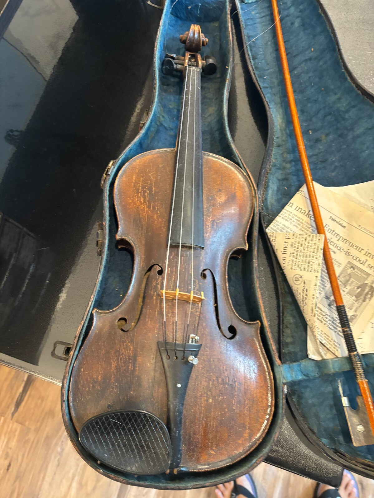 Antique Fried, Aug. Glass Antonins Straudiuarius Fies 1736 Violin 4/4 