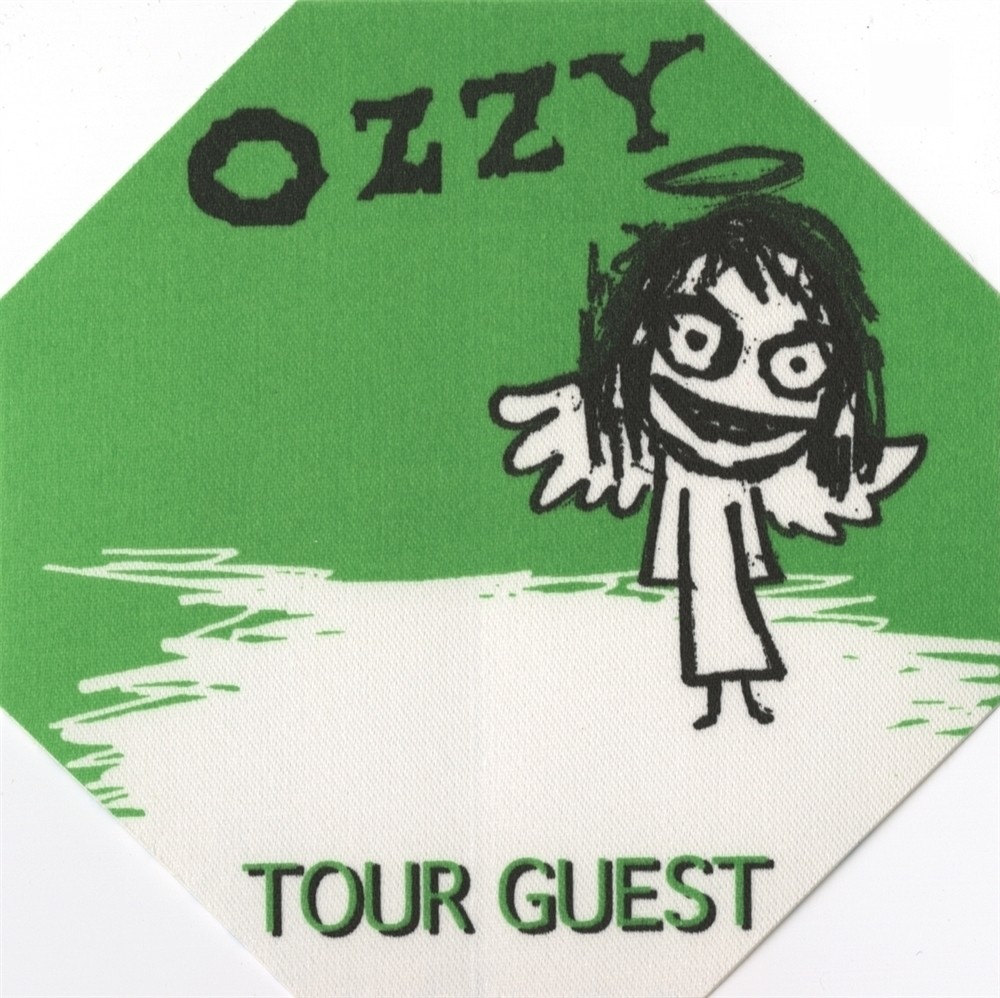 Ozzy Osbourne 1995 Ozzmosis concert tour Band Guest Backstage Pass