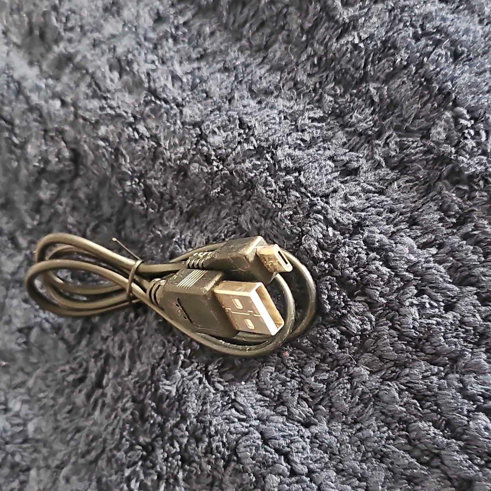 Black USB Cable USB Standard Type A Male to Mini-B Male 1:1 Connector Cable