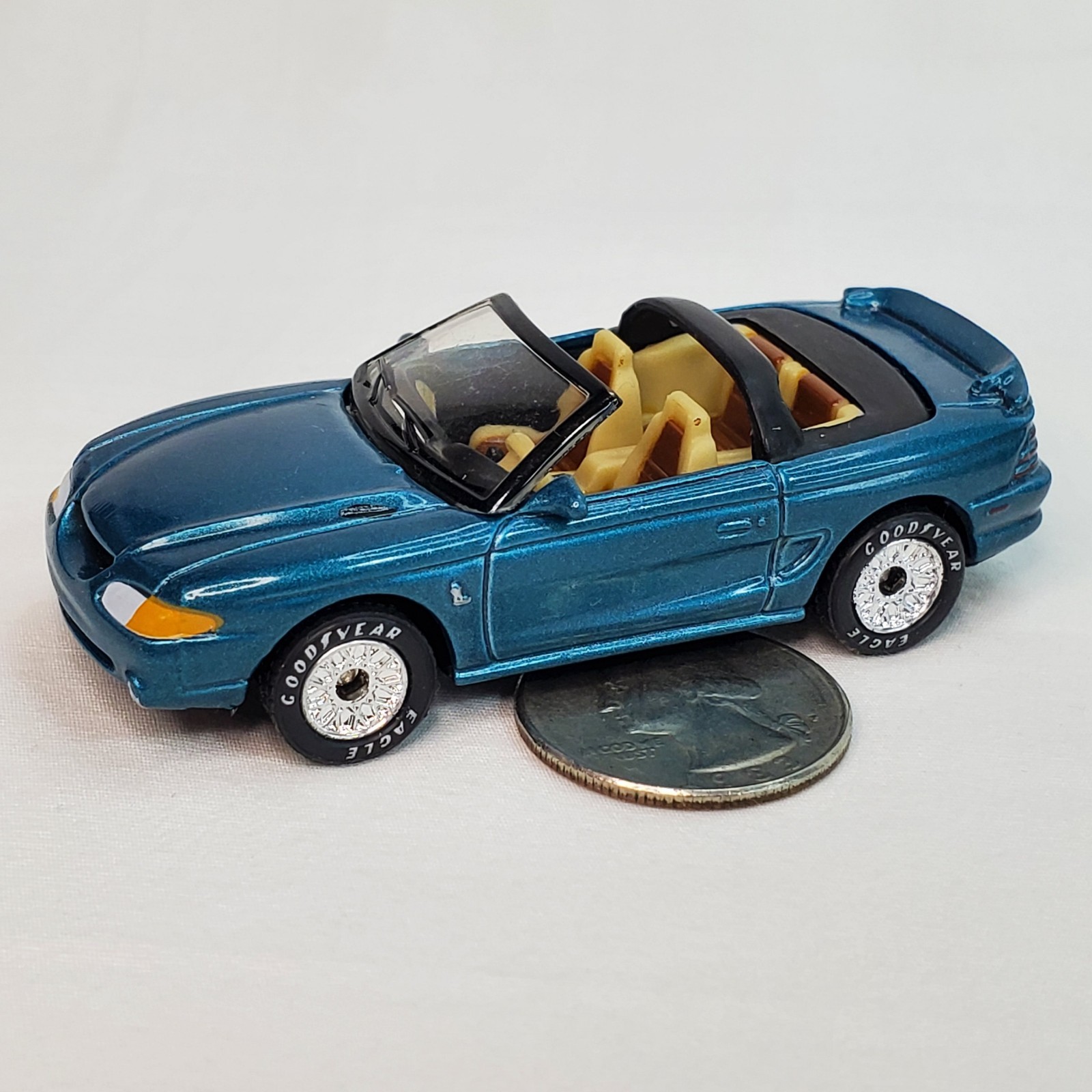 VTG 1996 Matchbox Premiere Collection Ford Mustang Cobra Green Series 5 1/25k