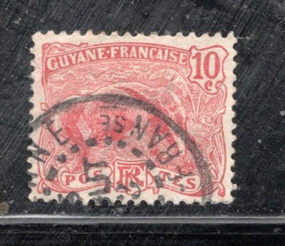 FRANCE FRENCH  GUYANE GUYANA  STAMPS USED LOT 62791