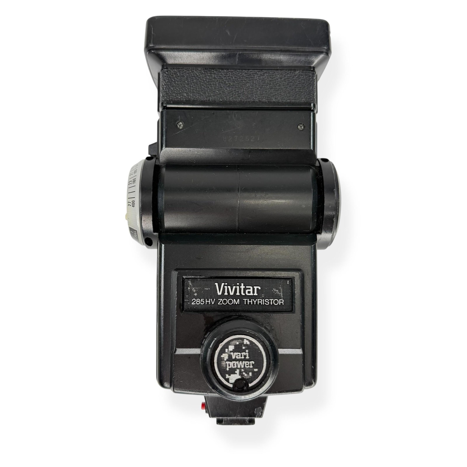 Vintage Vivitar 285HV Zoom Thyristor Camera Flash Unit Hot Shoe Black Swivel