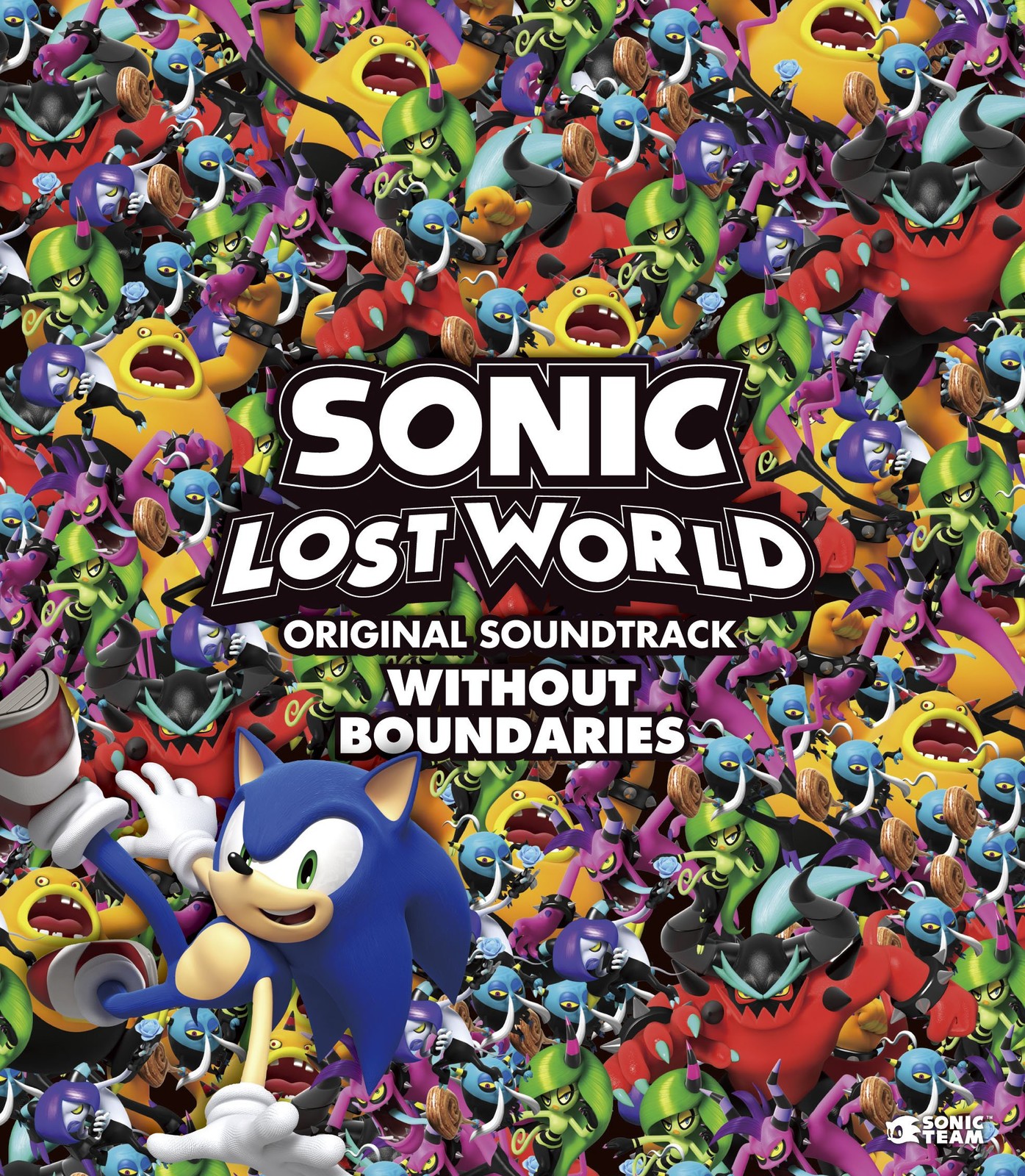 SONIC LOST WORLD ORIGINAL SOUNDTRACK WITHOUT BOUNDARIES book form JP