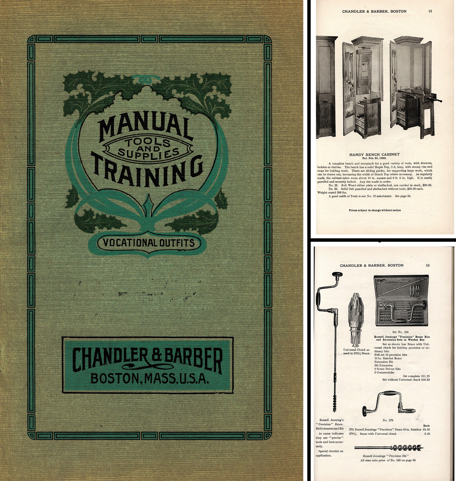 Chandler & Barber, Boston, Mass. - Catalog No. 12 - 1912 Ed. - 112 Pages