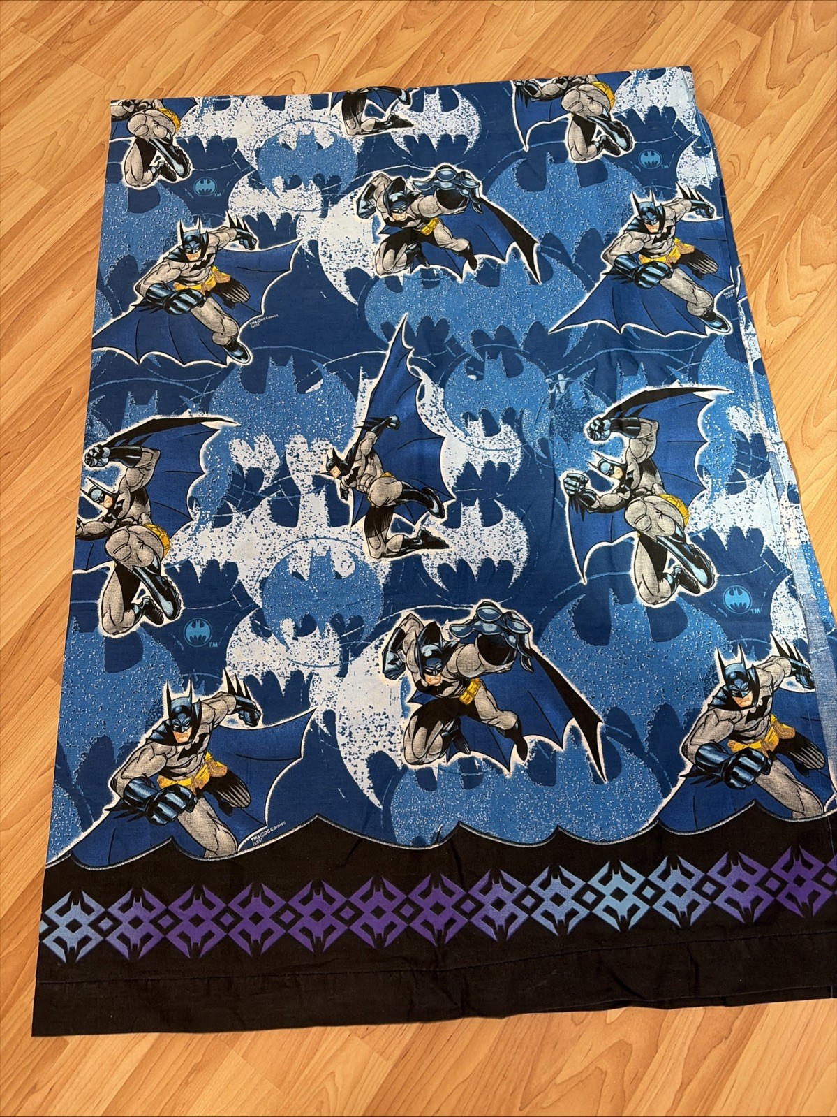Batman 1989 Vintage DC Comics Twin Flat Bed Sheet USA 80s/90s