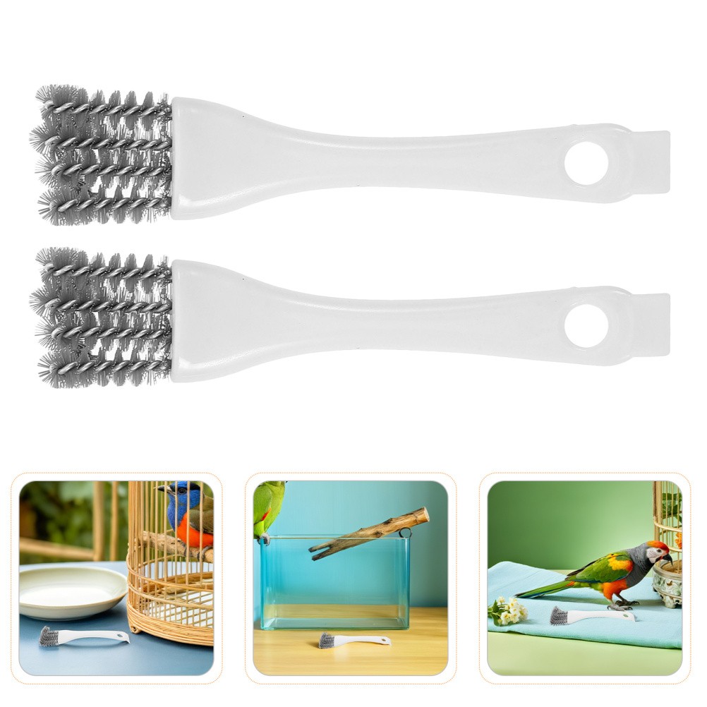  8pcs Grill Brush Scraper With Long Handle - Metal Wire Grill Cleaner For Bbq