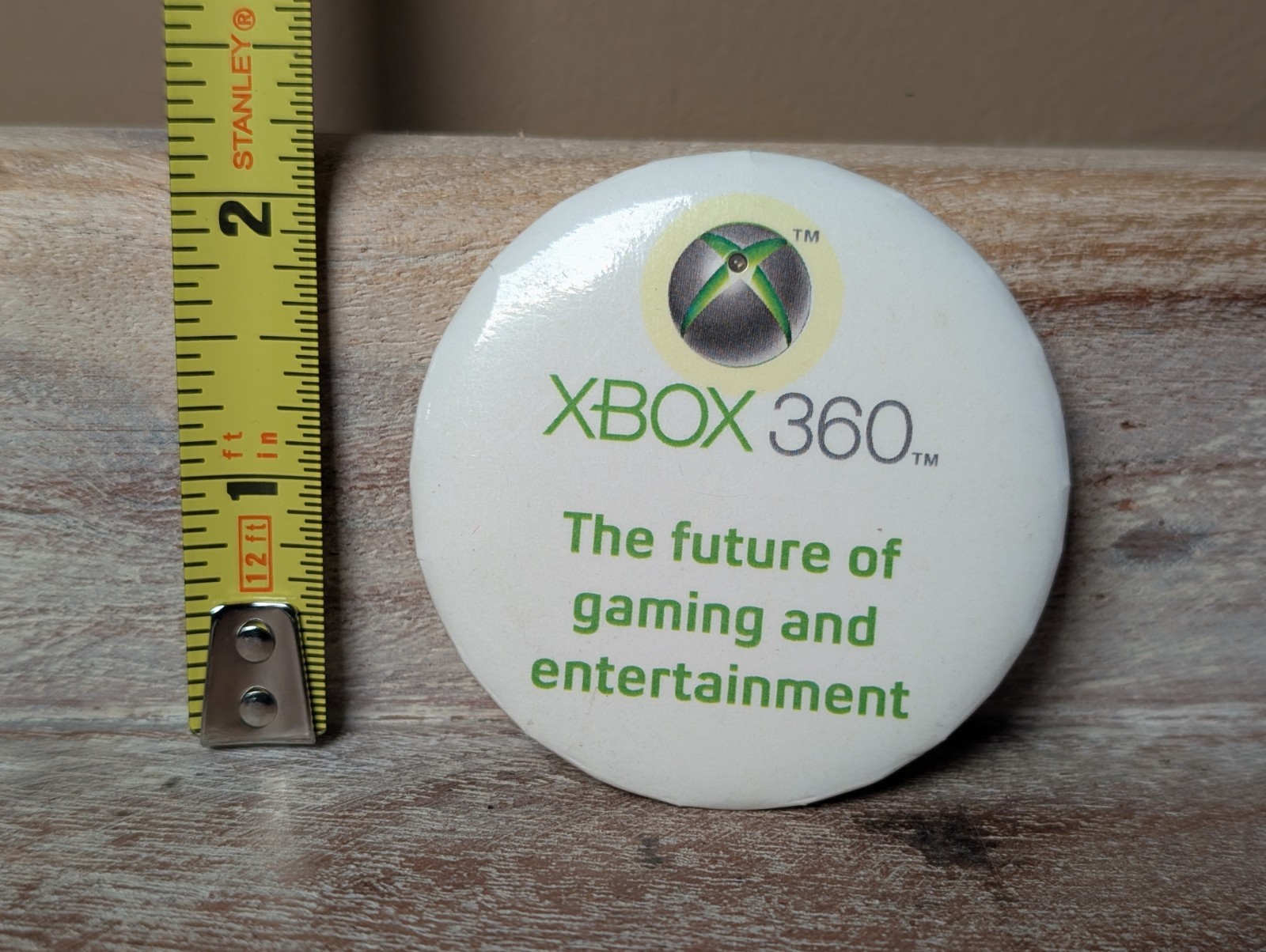 Xbox 360 Gaming Pinback Button For Advertising