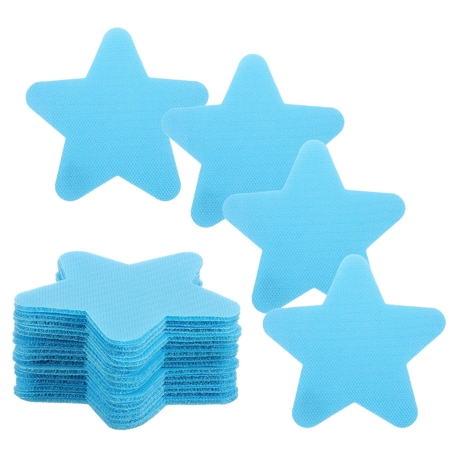 30 Pcs Carpet Spot Markers Floor Star Dots for Classroom, Blue