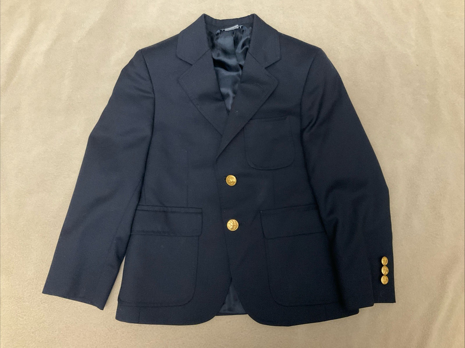 Brooks Brothers Fleece Jacket 8 Boys Black 