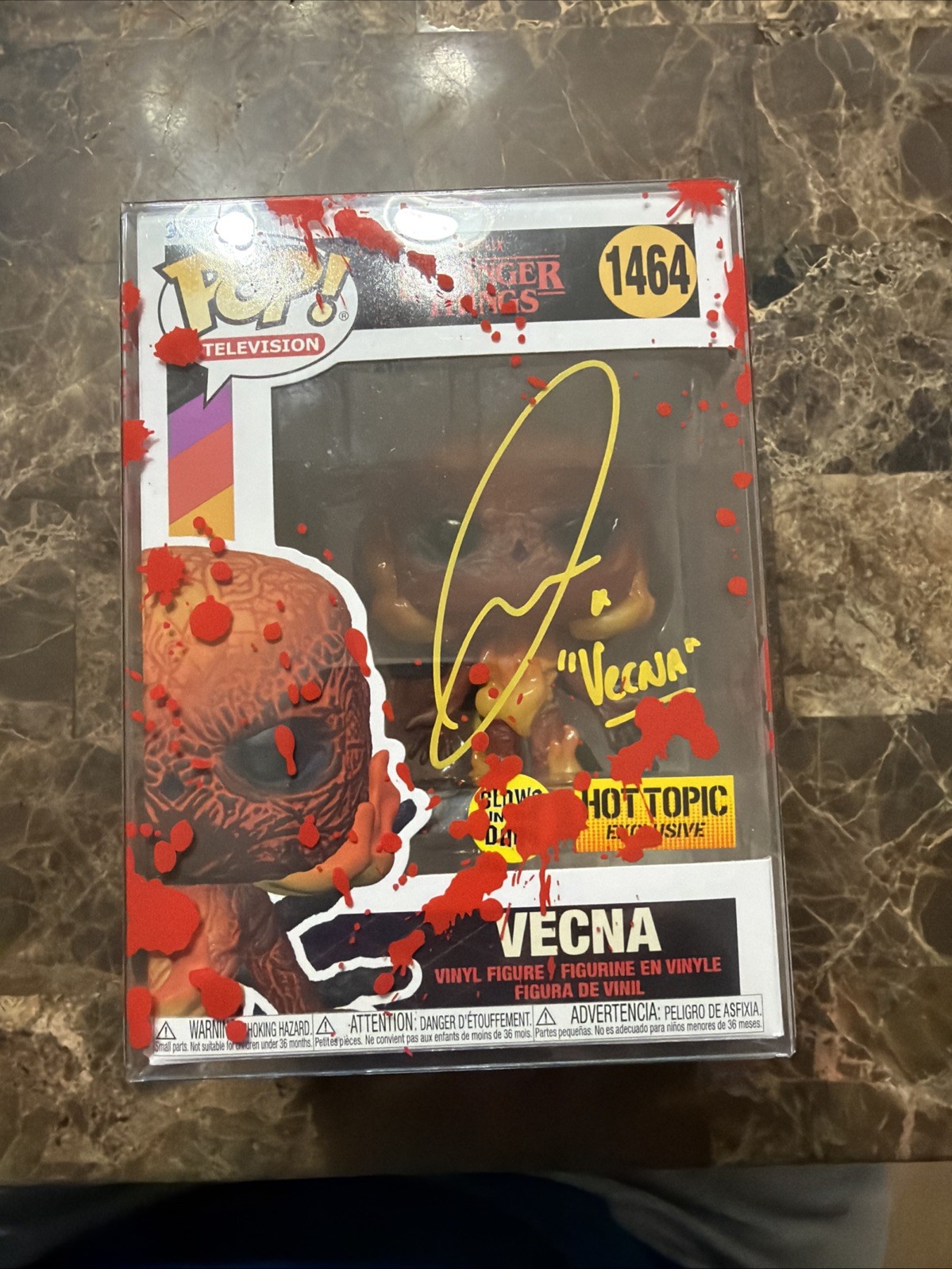 Jamie Campbell Bower Signed Funko Pop 1464