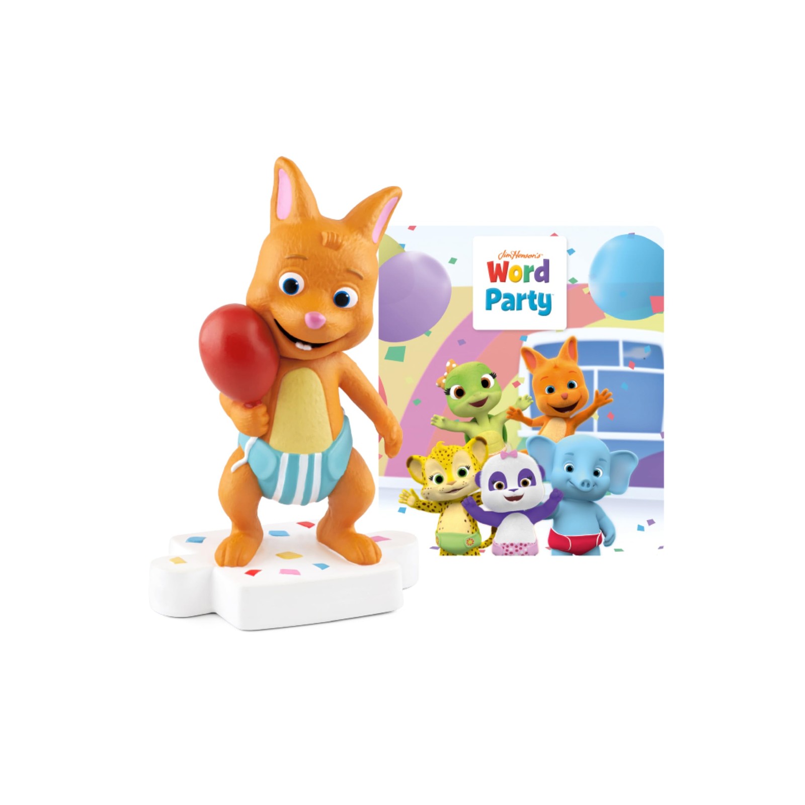 Tonies Kip Audio Toy Figurine from Word Party Small, Multicolored 
