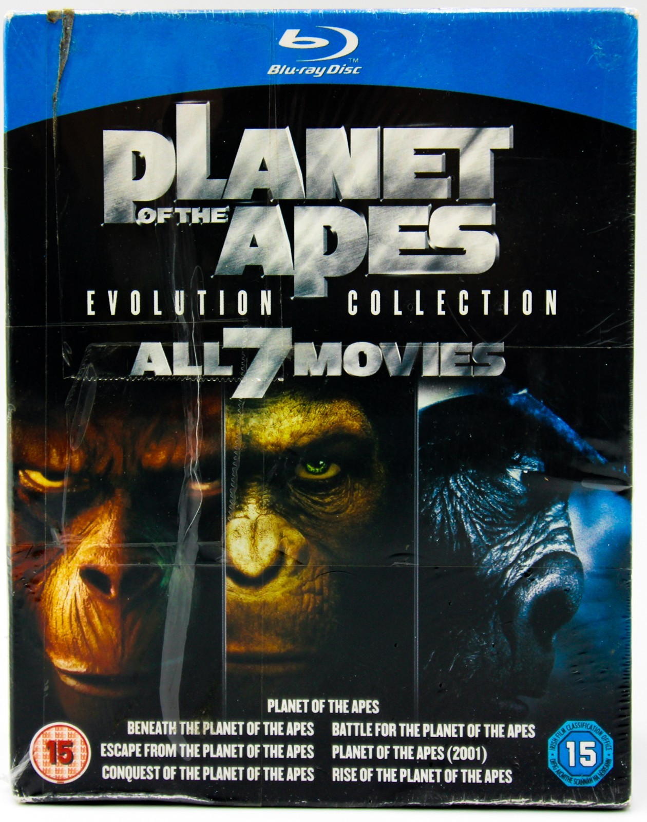 "Planet Of The Apes: Evolution Collection" - 7 Movies -  Blu-Ray Set  NEW/SEALED