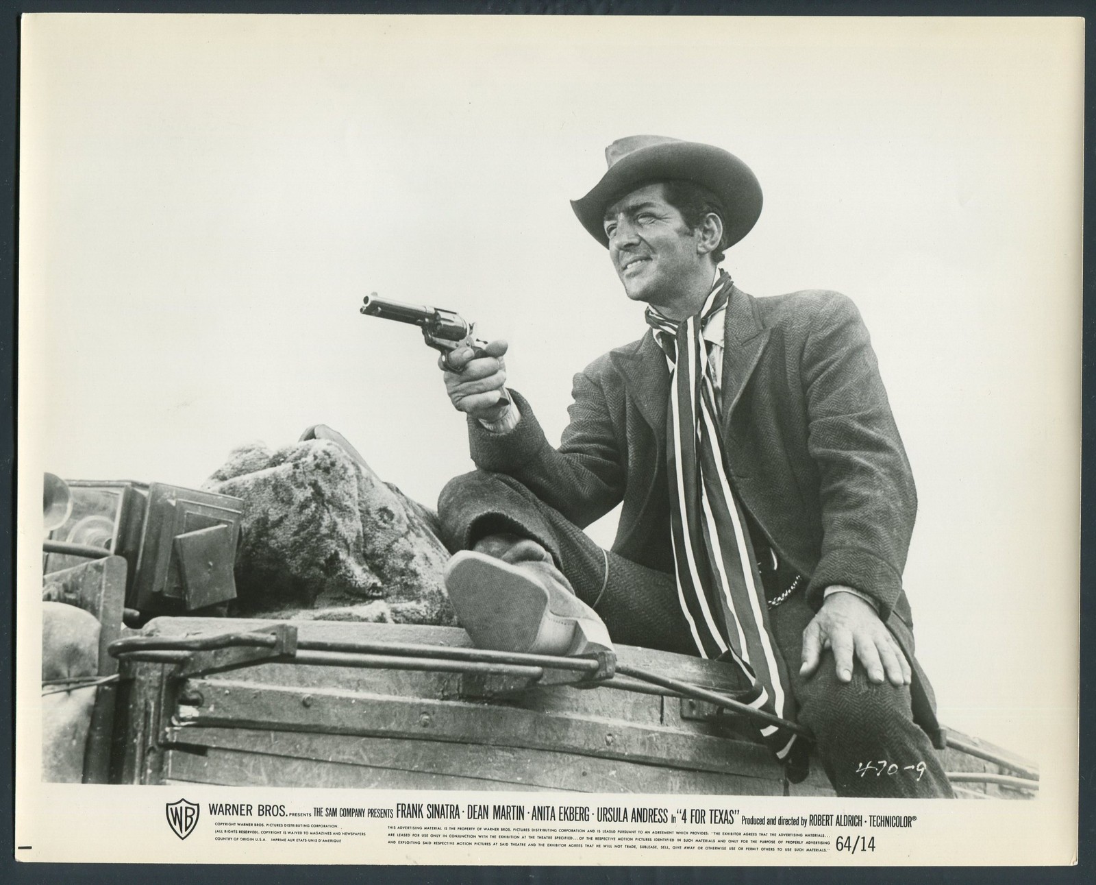 DEAN MARTIN in 4 For Texas '64 GUN WESTERN WOW
