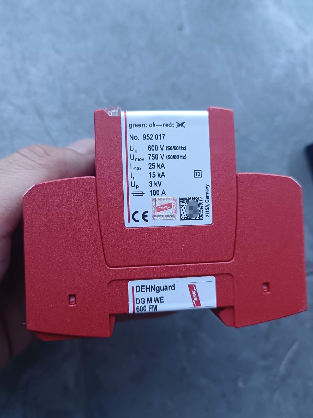 1PCS NEW DG MOD 750 952017 Lightning Protector *MP