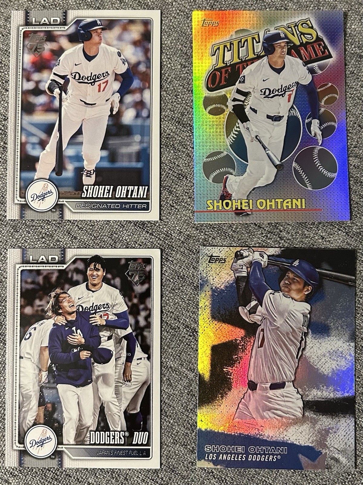Shohei Ohtani 2026 Topps Series 1 75th Anniversary Lot