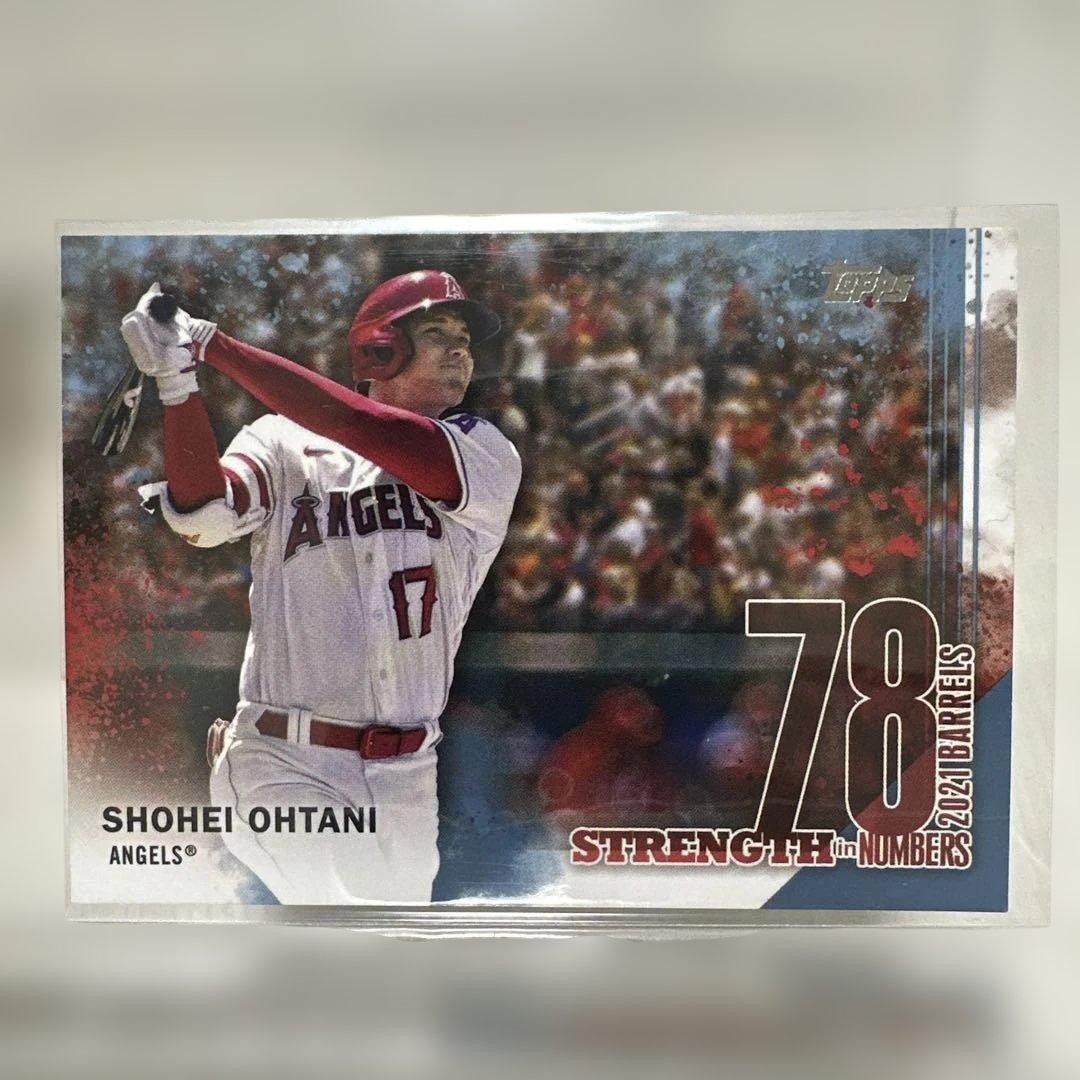 Shohei Ohtani 78 Barrel Trading Card Angels Topps Baseball Card