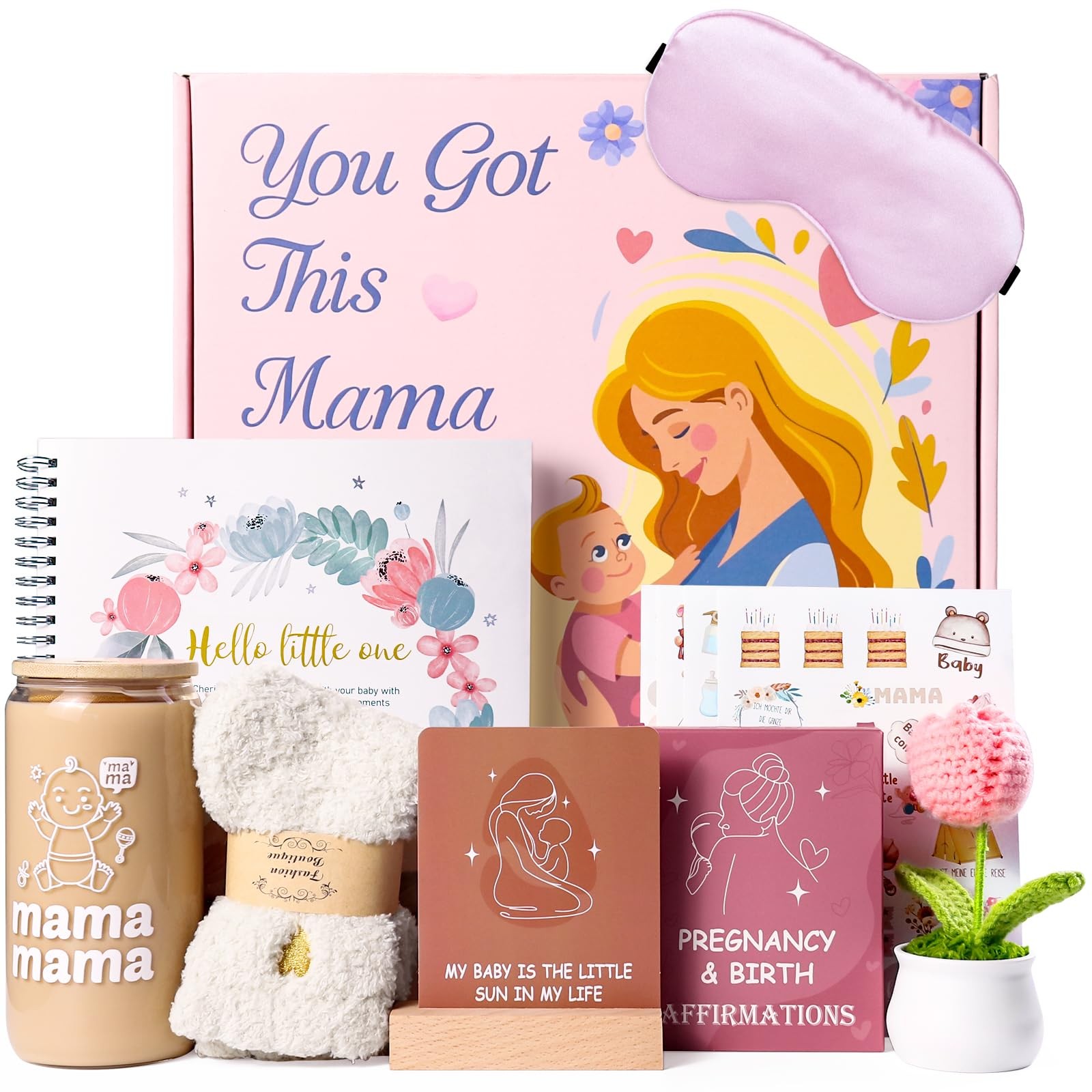 New Mom Gifts ,Mum To Be Gifts Basket,Pregnancy Gifts for for Mama to Be, bab...