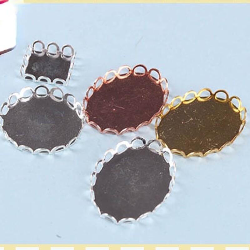 5PC Dollhouse 1/12 Scale Miniature Food Tray Kitchenware Pallets Dining Room Set