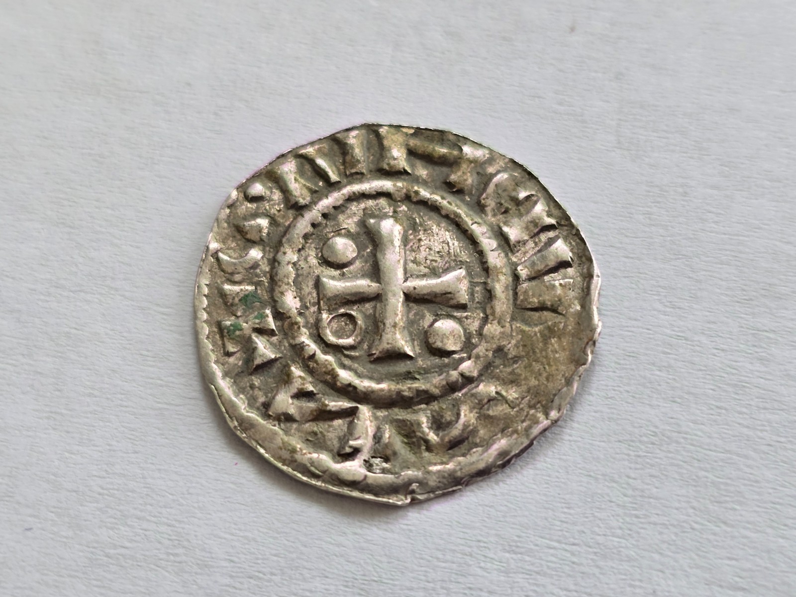 Viking coin German States, Regensburg, Denar (985-995) Heinrich II, minter Mauro