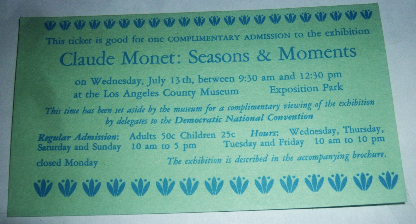 Claude Monet: Seasons & Moments Admission Ticket