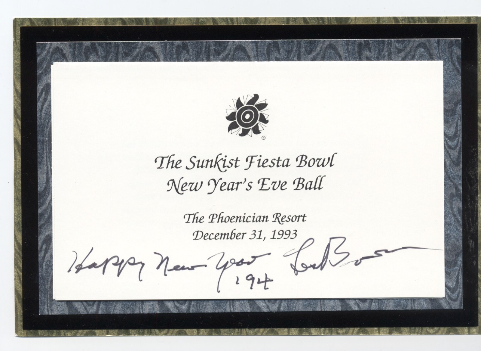 Les Brown Bandleader Autographed Program 1993