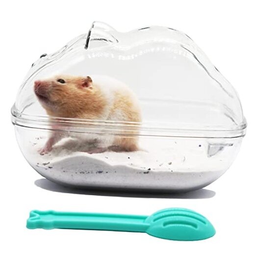 Hamster Sand Bath Container, Hamster Sand Bath Box, L 6.5*4.3*4.3 inches