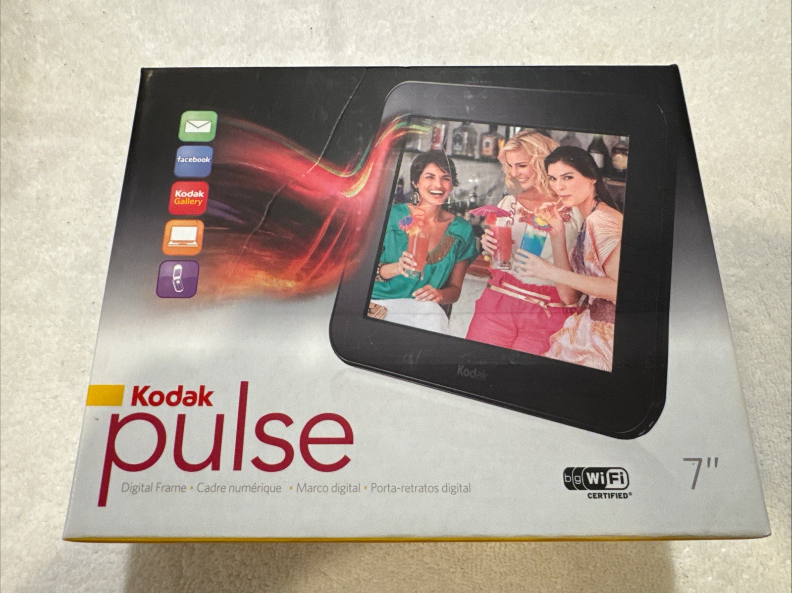 Kodak Pulse Digital Frame 7” Screen New Sealed!