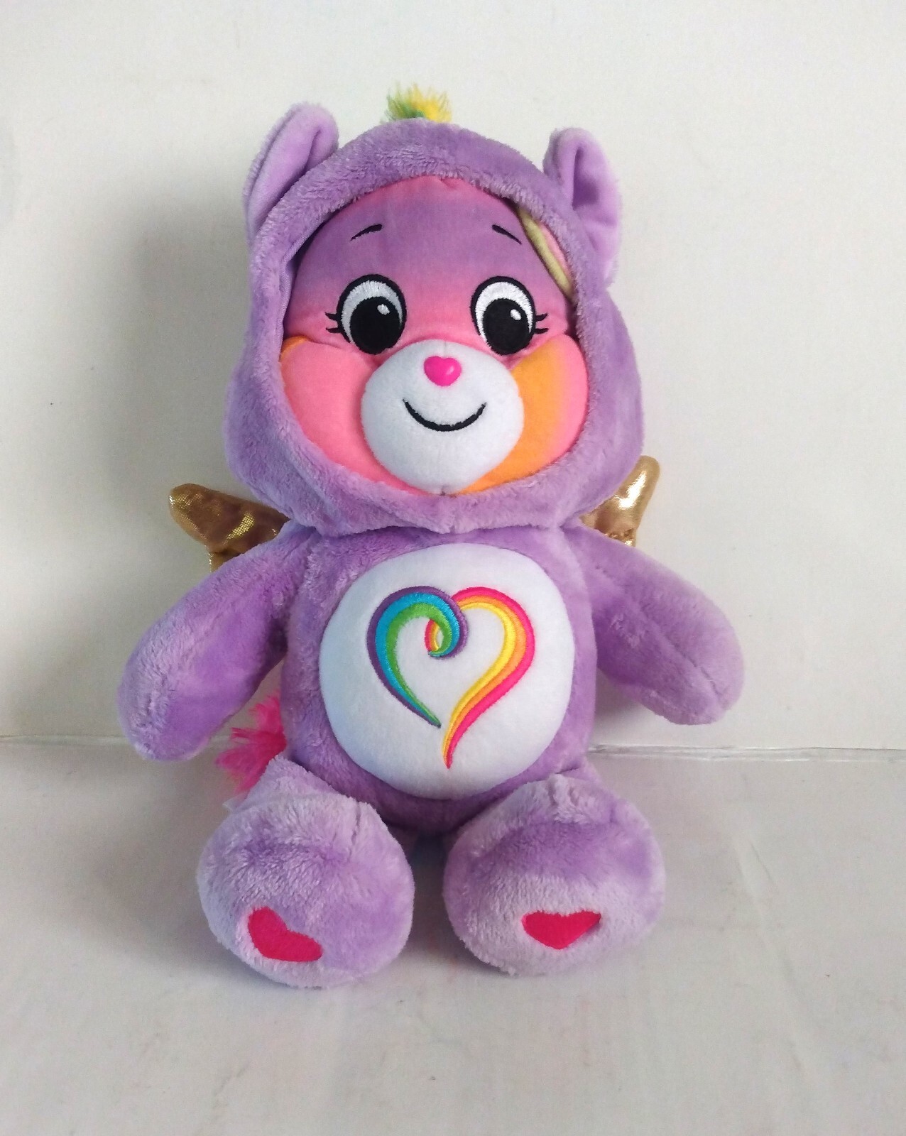 Care Bears Unlock the Magic Pegasus Hoodie Friends Stuffed Plush Toy